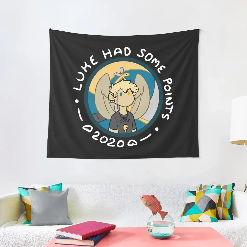 

Luke Had Some Points 2020 - White Text Tapestry Korean Room Decor Luxury Living Room Decoration Tapestry