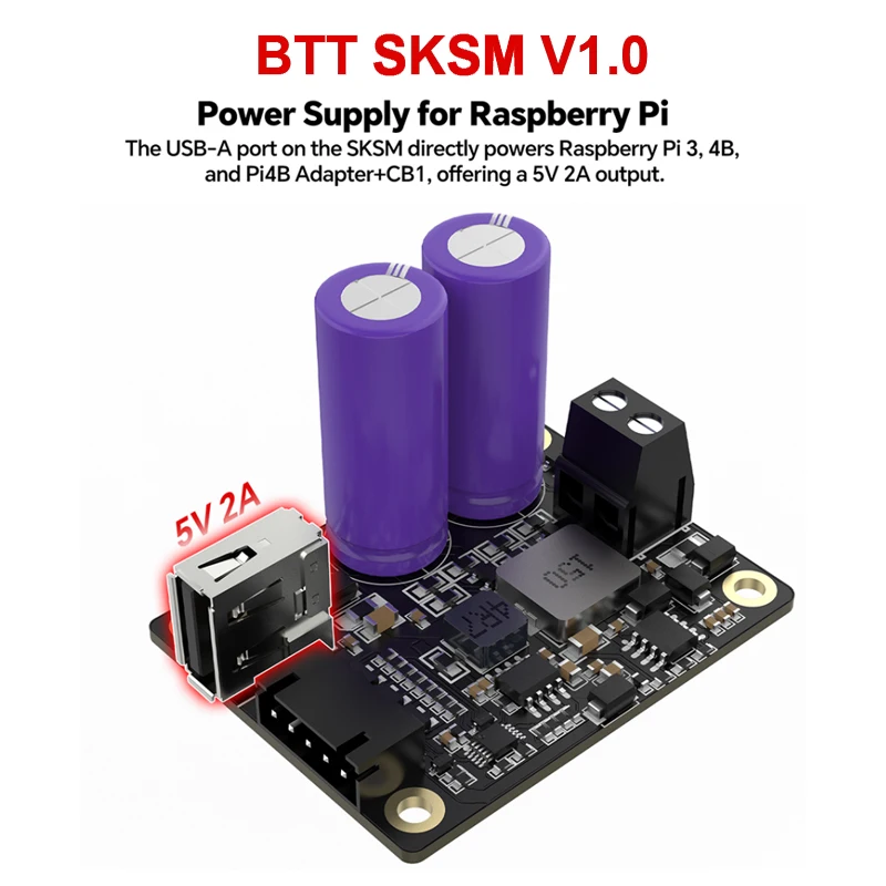 

Модуль отключения безопасного Klipper BIGTREETECH SKSM V1.0, система SBC, защита от изображения, источник питания для Raspberry Pi3 4B, часть 3D-принтера