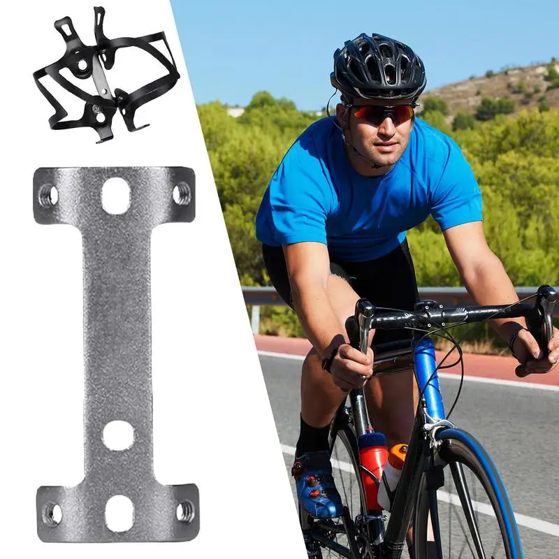 

Water Bottle Cage Mount Bracket Aluminum Alloy Bicycle Bottle Cage Extension Adapter Lightweight Secure Bottle Cage Mount