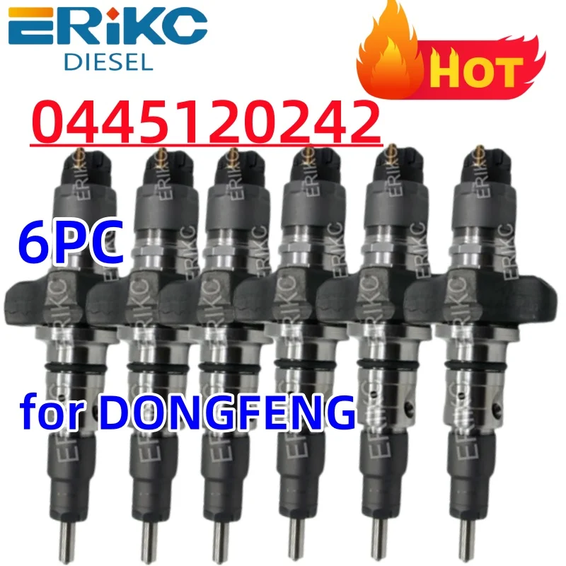

0445120242 Дизельный инжектор Common Rail 0 445 120 242 для DONGFENG EQ4H 1112BF11-010 0445 120 242 ERIKC