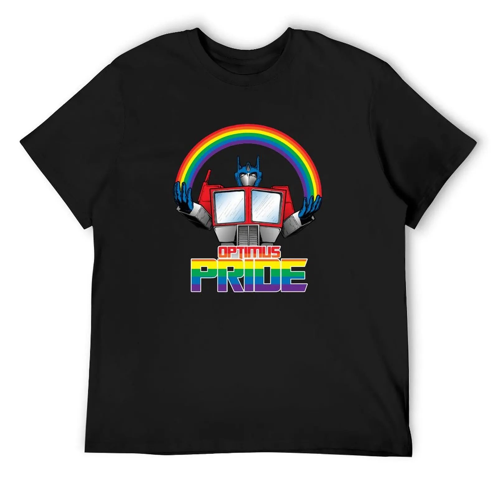 Optimus Pride T-Shirt anime stuff plain mens big and tall t shirts