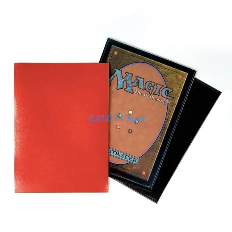 G6DE 100 قطعة من واقيات بطاقات التداول لتخزين وعرض بطاقات الألعاب