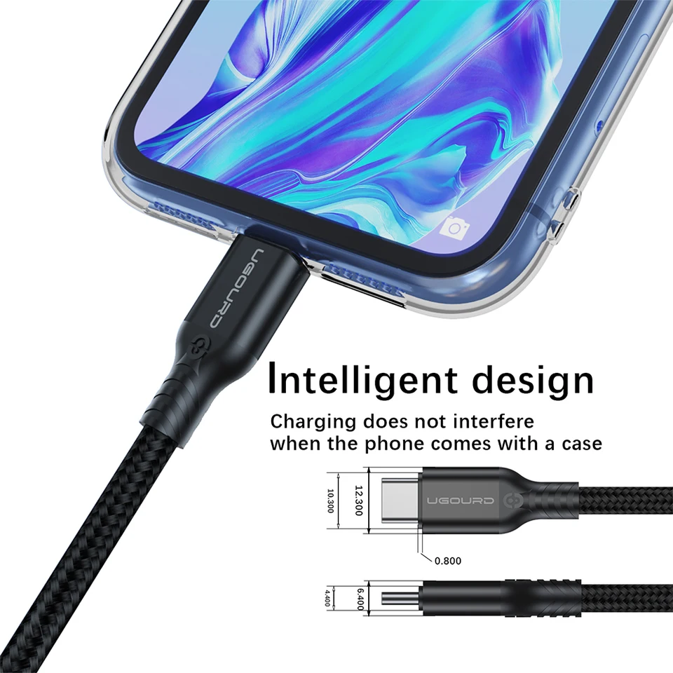 Cable tipo C función completa 20Gbps USB3.2 Gen2*2 transferencia de datos 240W carga rápida 4K para hub 0.2m 3m 5m 6