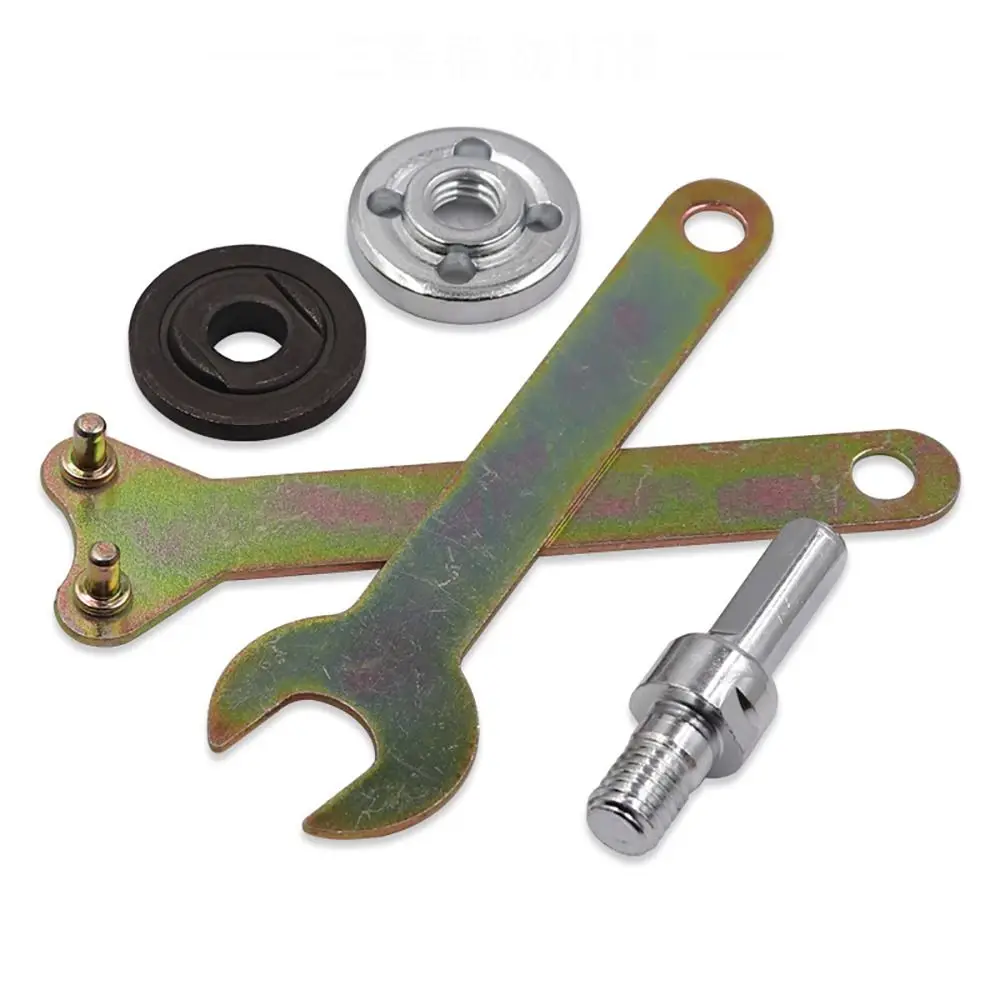 1Set with Wrench Electric Drill Conversion Angle Grinder Set for Cutting Disc Polishing Wheel 6mm/10mm Handle Holder Adapter