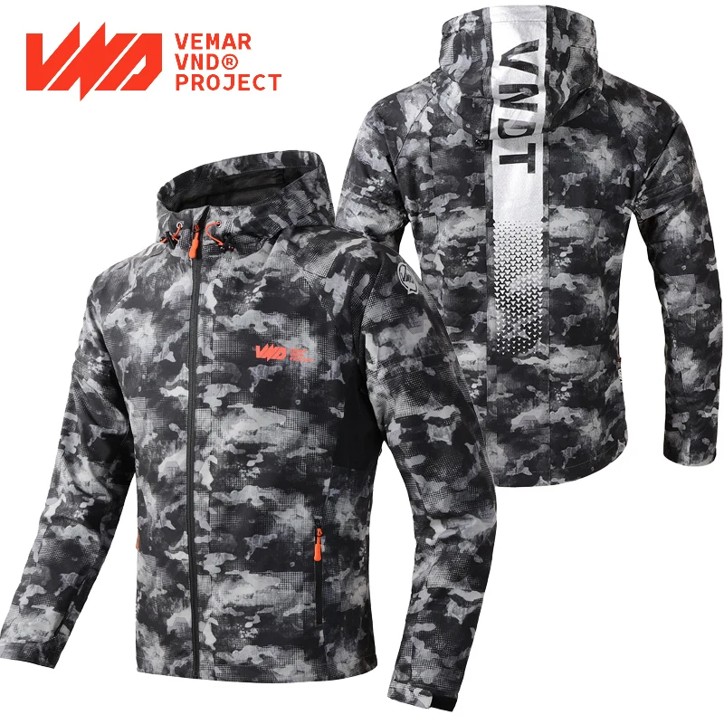 

VEMAR Camouflage Motorcycle Riding Windereaker Comfort Breathable Motocross Jacket Wear-resistant Motorbike Jacket Reflective