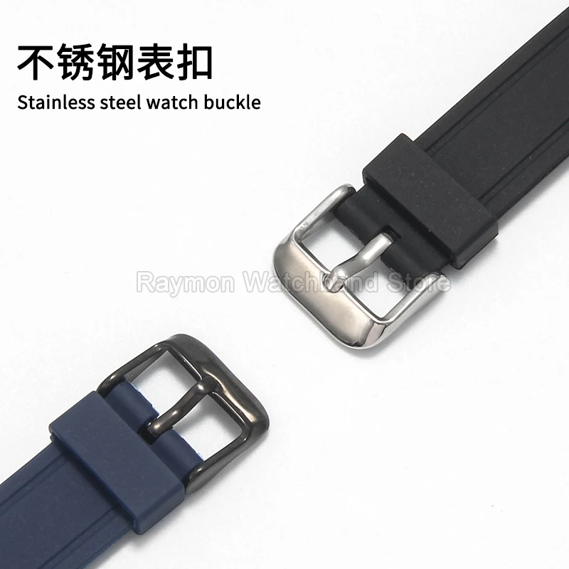  ل كاسيو AE-1200 F-84/F-91W/F-94/F-105 الراتنج حزام (استيك) ساعة 18 مللي متر محدب محول الفولاذ المشبك صديقة للبيئة الراحة صالح أسود #5