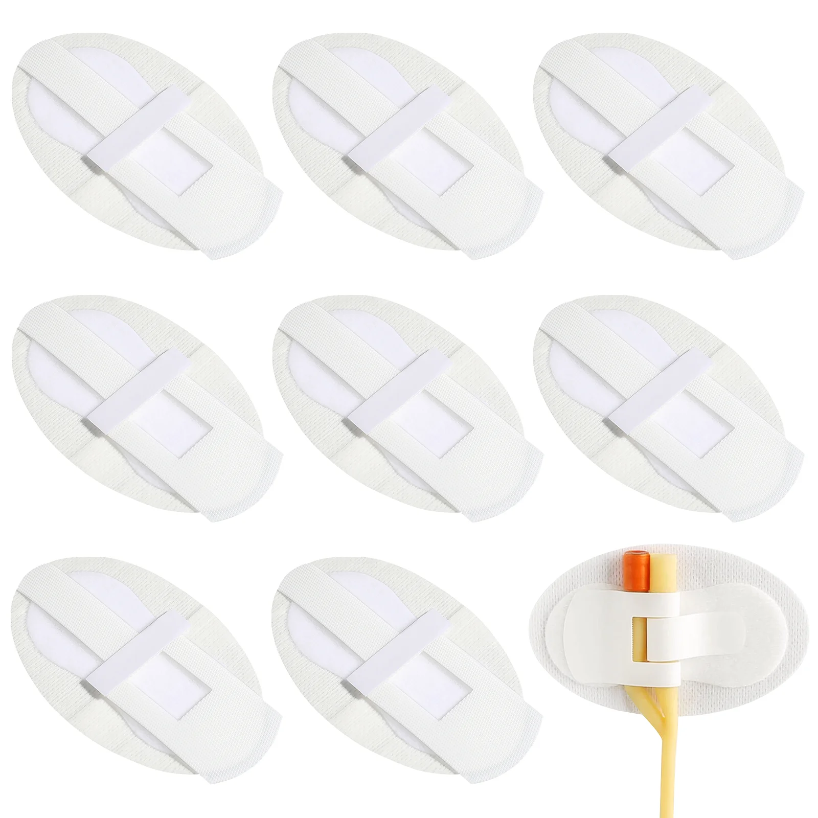 10 Pcs Sticker Catheter Fixation Stickers Urinary Legband Holder Nylon Useful Strap