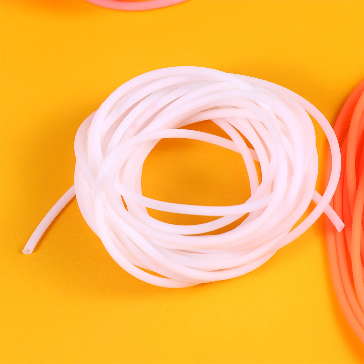 

10 pcs Hollow Colorful Silicone Rope 3 Meter Long For Diy Jewelry Making Necklace Bracelet Craft Beading Lanyard Rubber Rope