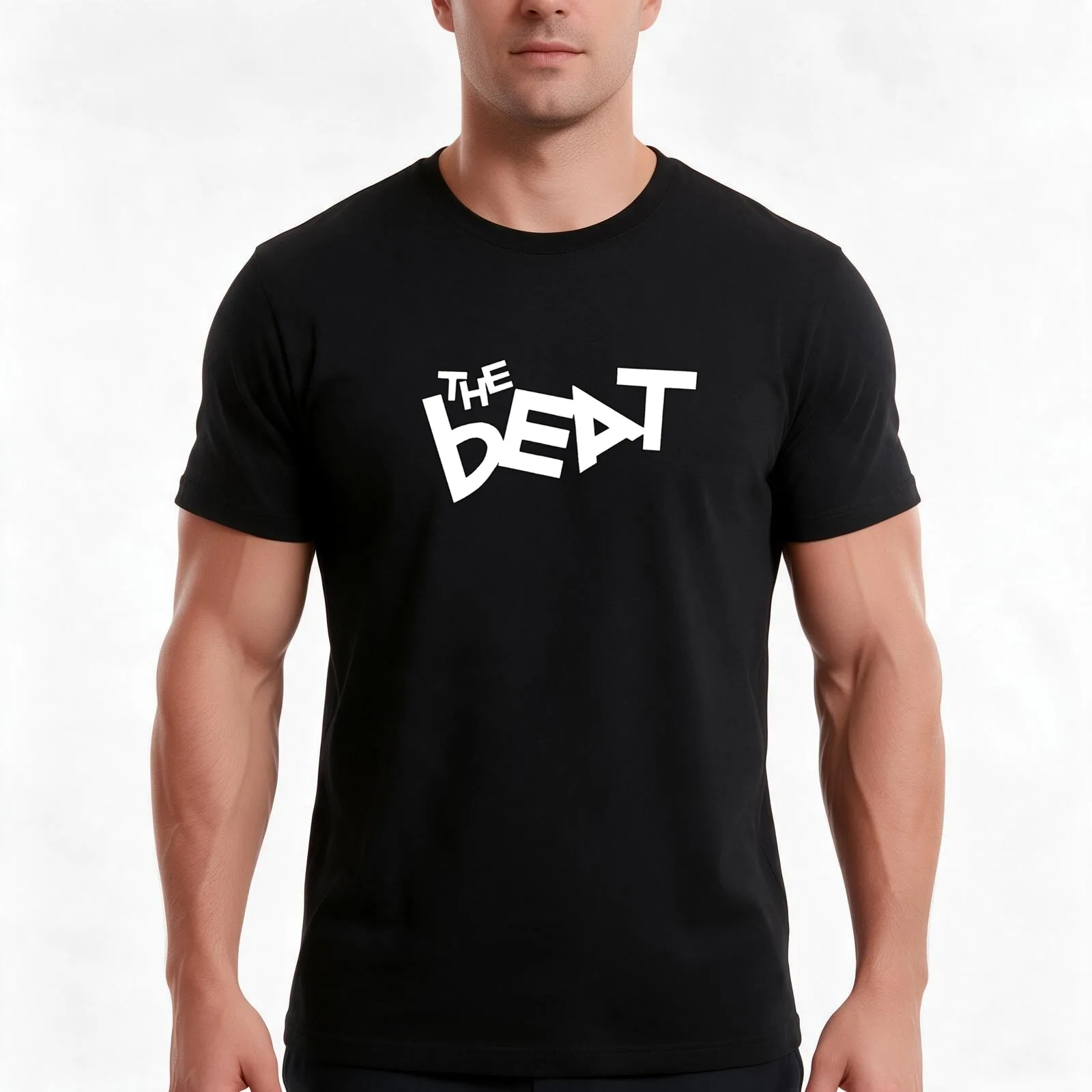 The English Beat logo T-Shirt, Summer Casual Cotton Tee, Oversized Streetwear Tops, Vintage Graphic Print, Unisex Men Women