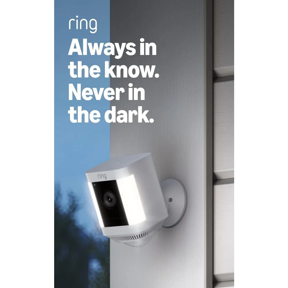 Wireless Security Camera with HD Video, Two-Way Audio, Night Vision, and Siren for Home and Business