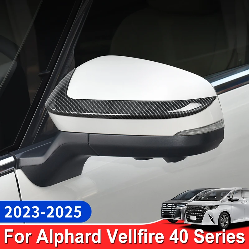 

Mirror Trim(For 2023-2025 Toyota Alphard/Vellfire 40 Series)ABS Plastic Upgrade Exterior Decoration Modification Accessories