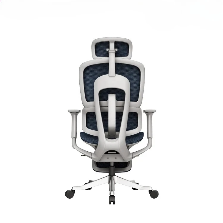 كرسي شبكي حديث عالي الجودة بتصميم مريح مع مسند رأس قابل للتعديل أو كرسي رفع من القماش التنفيذي