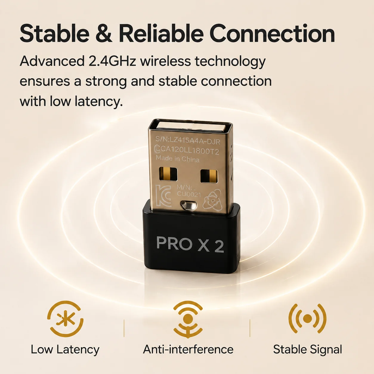 USB Receiver For Logitech G PRO X SUPERLIGHT 2 Mouse – 1K / 8K 8000Hz Hyper-Polling Rate Wireless Dongle Adapter view 5
