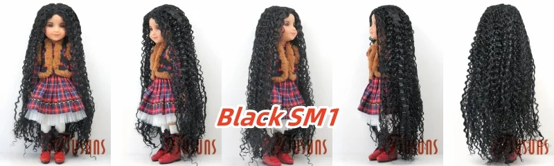 JD220 1/6 1/4 1/3 1/12 Blythes Extremely Long Curly Fashion Synthetic Mohair BJD Wig YOSD MSD SD Doll Accessories