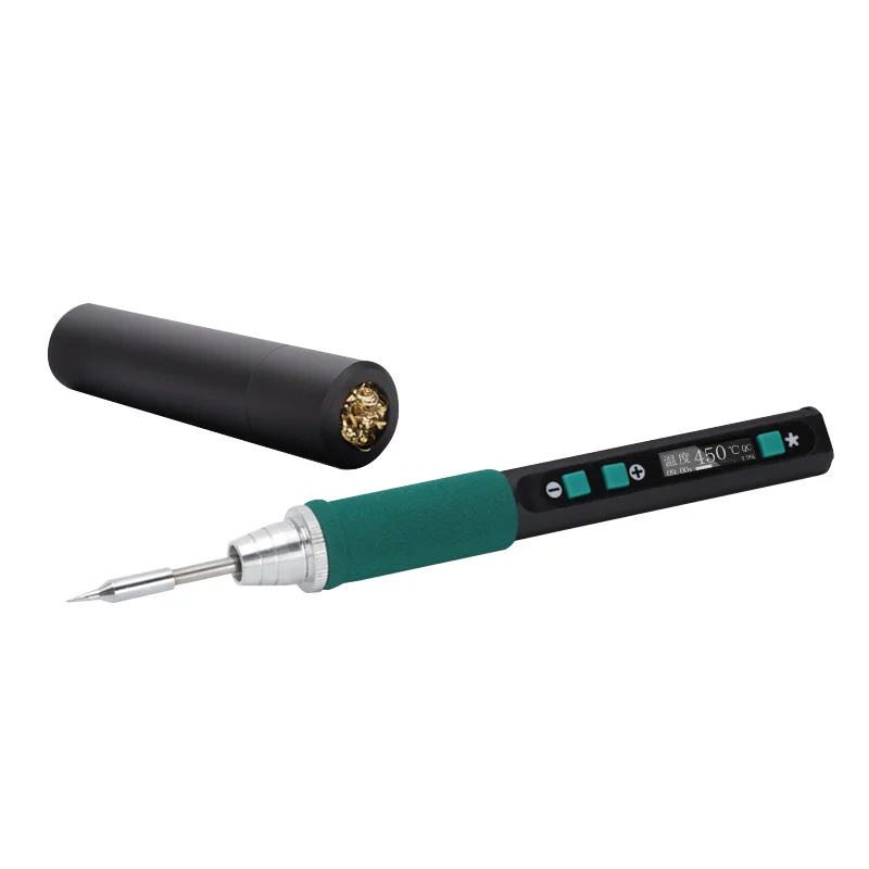 Digital Display Wireless Soldering Iron Set, Type‑C Fast Charging Rechargeable Intelligent Kit for Electronic Repair