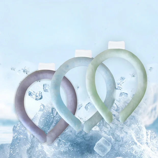 Anillo de refrigeración y prevención de calor para deportes al aire libre, colgante de cuello, frío de hielo, prevención de calor, mágico, Verano