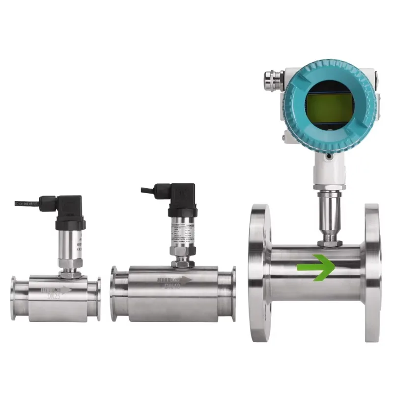 DN4-DN200 stainless steel, turbine flowmeter, support