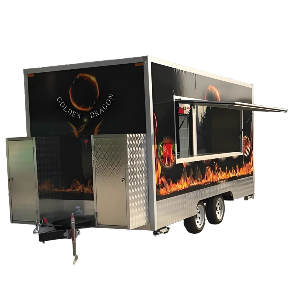 

Индивидуальный квадратный грузовик для еды, мобильный грузовик для фаст-фуда, полная кухня, ресторан, грузовик для закусок, грузовик для деловых мероприятий