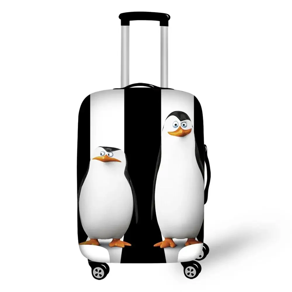 Animal Penguin Travel Accessories Suitcase Protective Covers 18-32 Inch Elastic Luggage Dust Cover Case Stretchable Bag