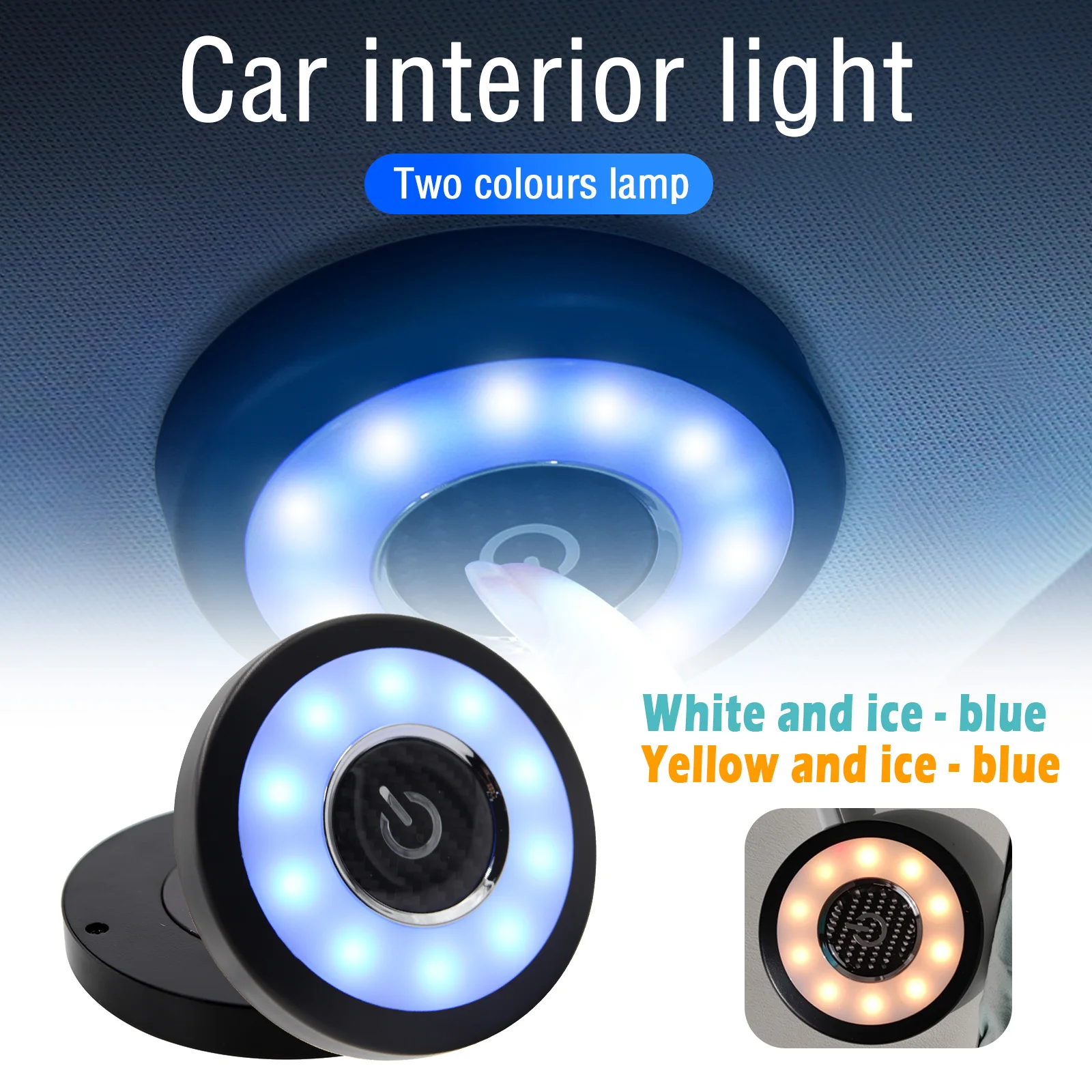 

Автомобильный светильник для чтения, светодиодный внутренний светильник, верхний светильник на заднем сиденье, светильник на крыше багажника