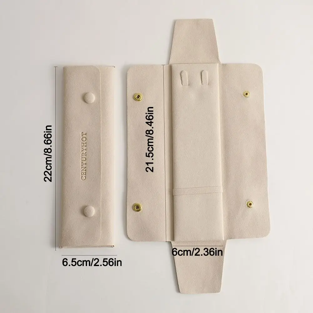 Gift Fashionable Microfiber Jewelry Storage Exquisite Foldable Jewelry Organizer Portable Storage Pouch