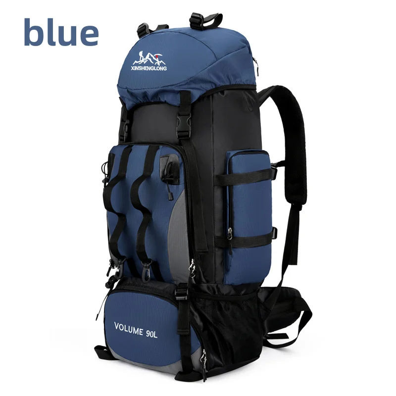 90L Waterproof Hiking Backpack Camping Rucksack Large Capacity Travel Outdoor Sports Bag for Trekking Backpacking and Adventure