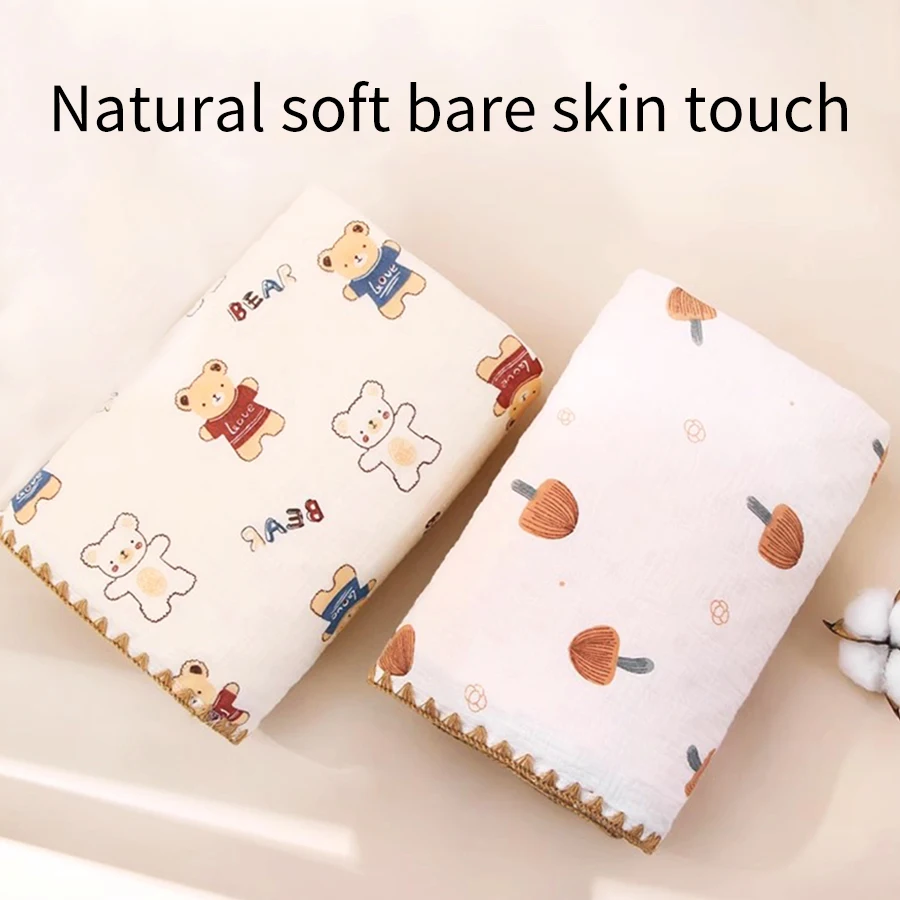 قطعة واحدة من بطانية فائقة النعومة ومريحة، لحاف صغير مهدئ لحديثي الولادة، بطانية صغيرة ثلاثية الأبعاد، مناسبة استخدام متعددة الوظائف وعالمية لجميع المواسم، هدية مثالية لاستحمام الطفل للأطفال.