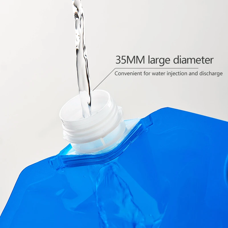Bolsa de agua plegable portátil para camping y outdoor - imagen 2