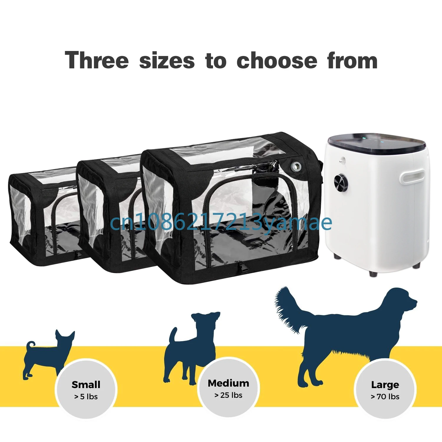 Hot sale veterinary oxygen therapy cage small dog vet oxygen concentrator for sale