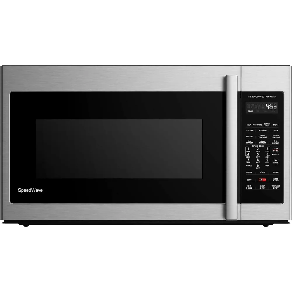 

GLOMJB17S2ASWZ-10 30" SpeedWave Over The Range Microwave Convection Sensor Technology, Air Fry Cooking, Stainless Steel