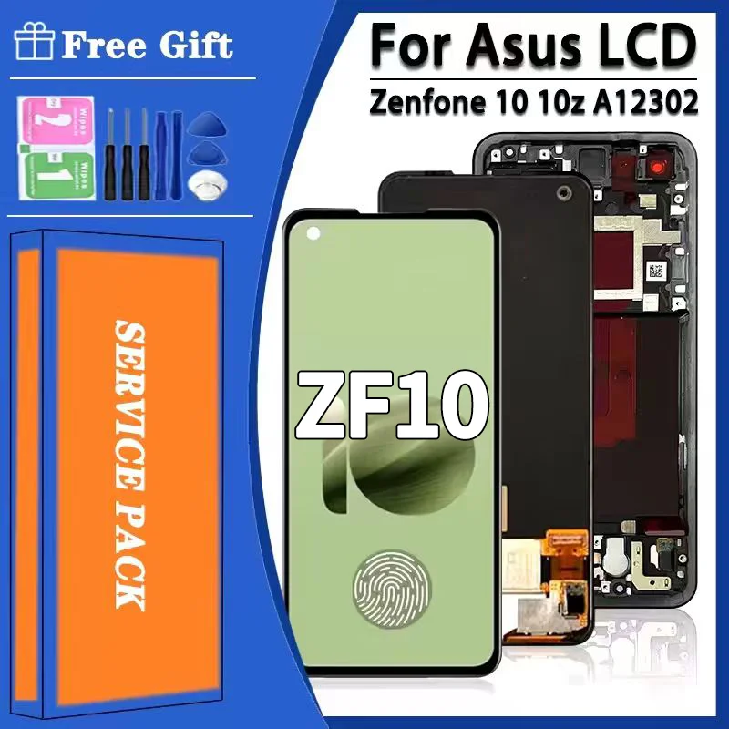 5.92 "AMOLED nowość dla Asus Zenfone 10 10Z AI2302 wyświetlacz lcd ekran dotykowy Digitizer zgromadzenie dla wyświetlacza Zenfone10 10z