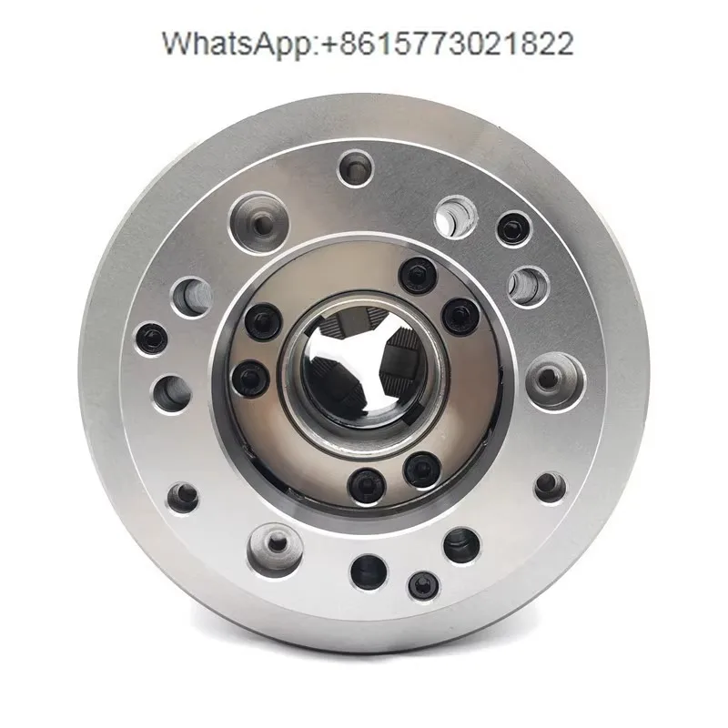 Taiwan Sanchuan hollow hydraulic chuck high-precision three jaw chuck hydraulic power chuck 5681012 inch steel body