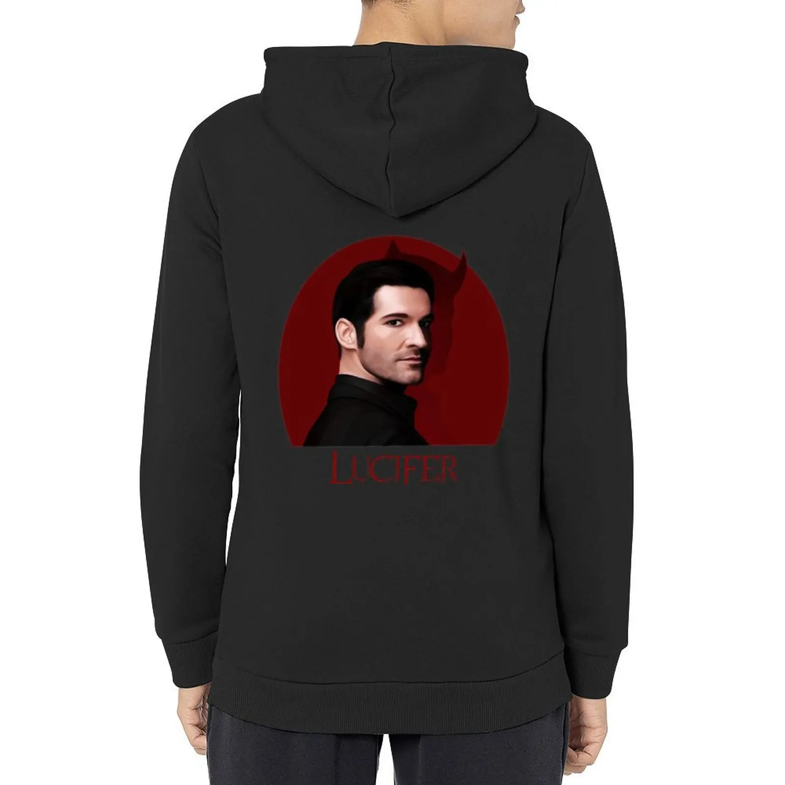 

Lucifer Hoodie autumn new products winter clothes anime clothing mens clothes tracksuit men