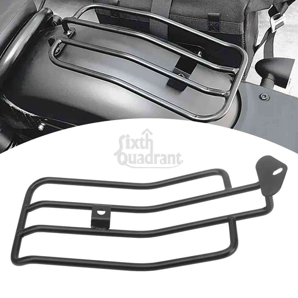 

Motorcycle Black Solid Bar Rear Seat Luggage Rack Carrier Bracket For Honda Rebel 300/500 CMX300 CMX500 2017-2021