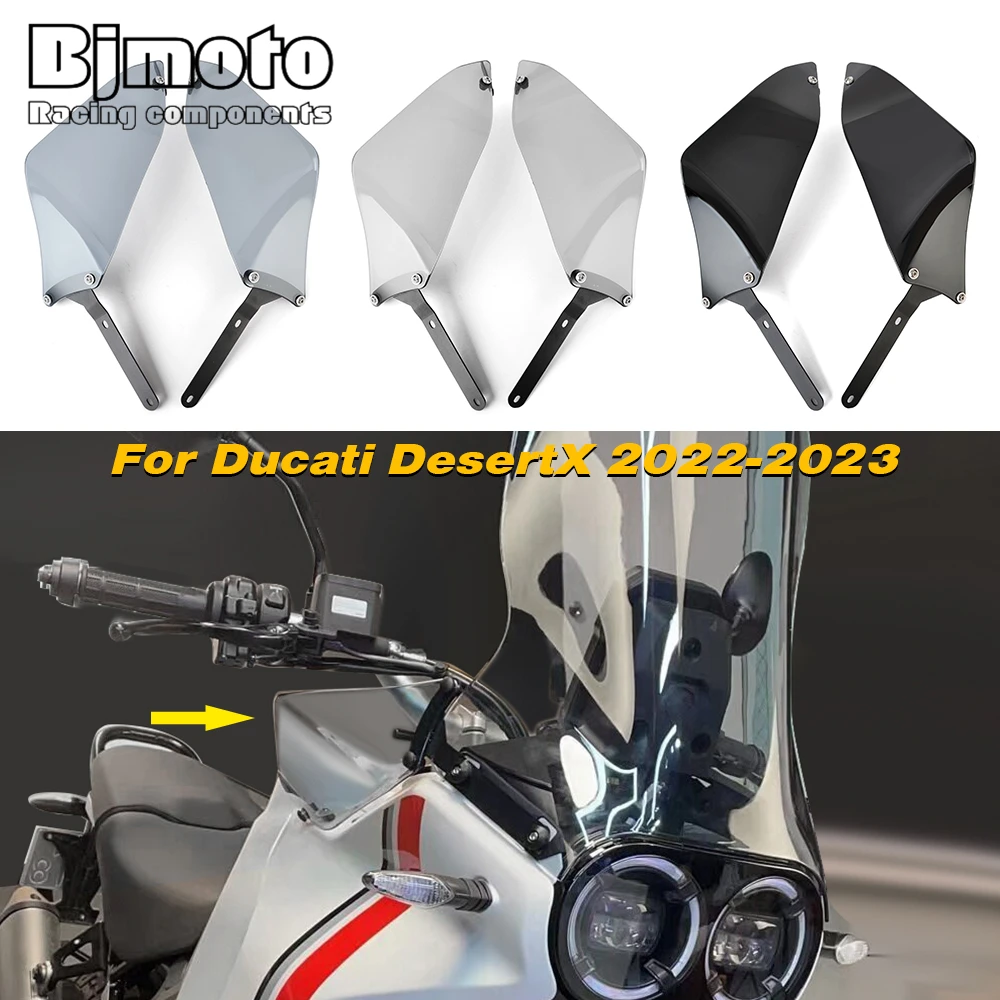 For Desert X Desert-X Motorcycle Upper Wind Deflector Windscreen Windshield For Ducati DesertX 2022 2023