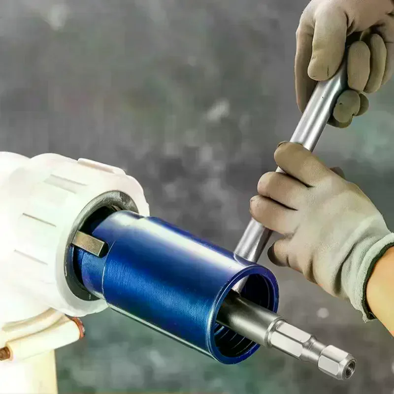 1set Universal 4/6 Points 1 Inch Broken Pipe Head Screw Extraction with Connecting Rod Faucet Angle Valve Broken Wire