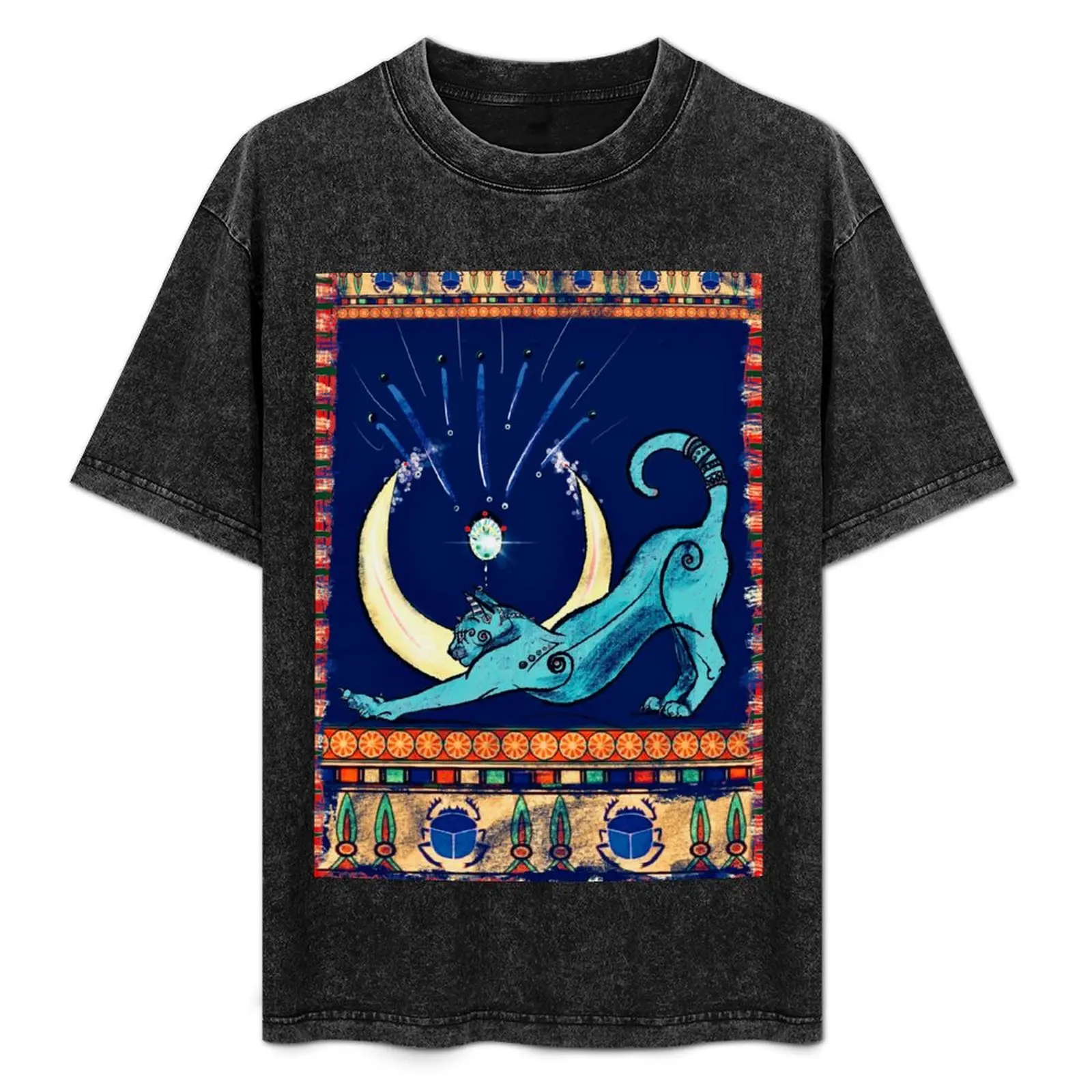 

Egyptian cat design T-Shirt Comfort Stretch Tee Shirt