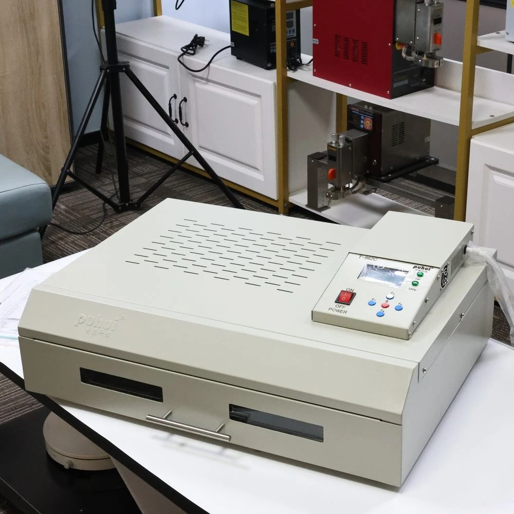 Puhui T-962C Desktop-Lötmaschine PCB-Lötstation SMT Infrarot-Reflow-Ofen