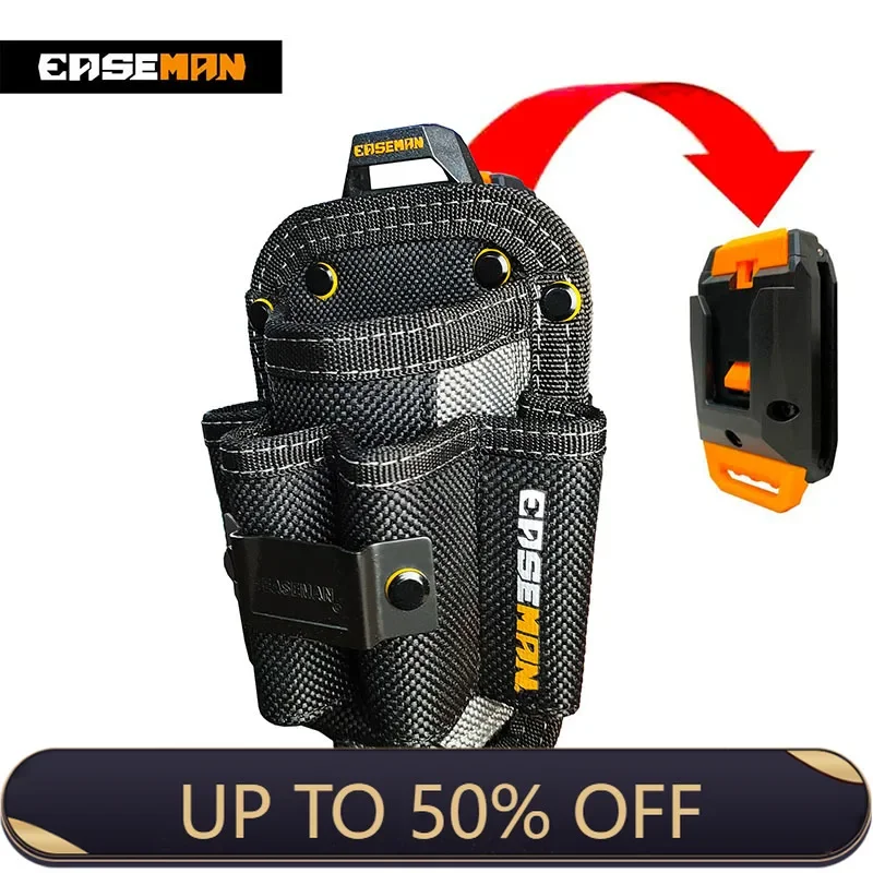 EASEMAN Toolkit Quick Hanging Maintenance Electrician Waist Bag Wear-resistant Thickened Heavy-duty Tool Bag Outdoor Products
