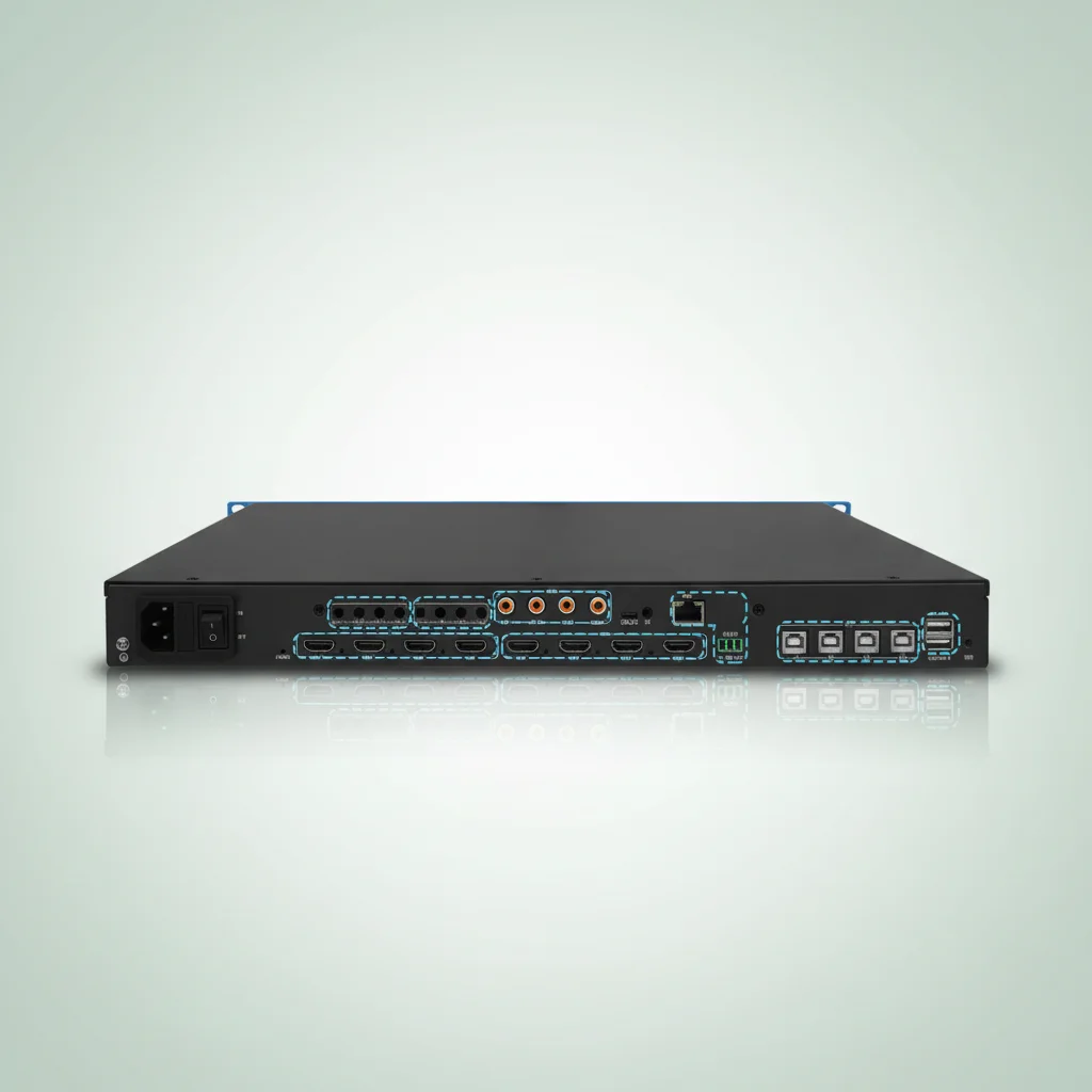 

Professional 4K60 Video Wall Controller with Matrix, Roaming Windows and Custom Output Resolution Support