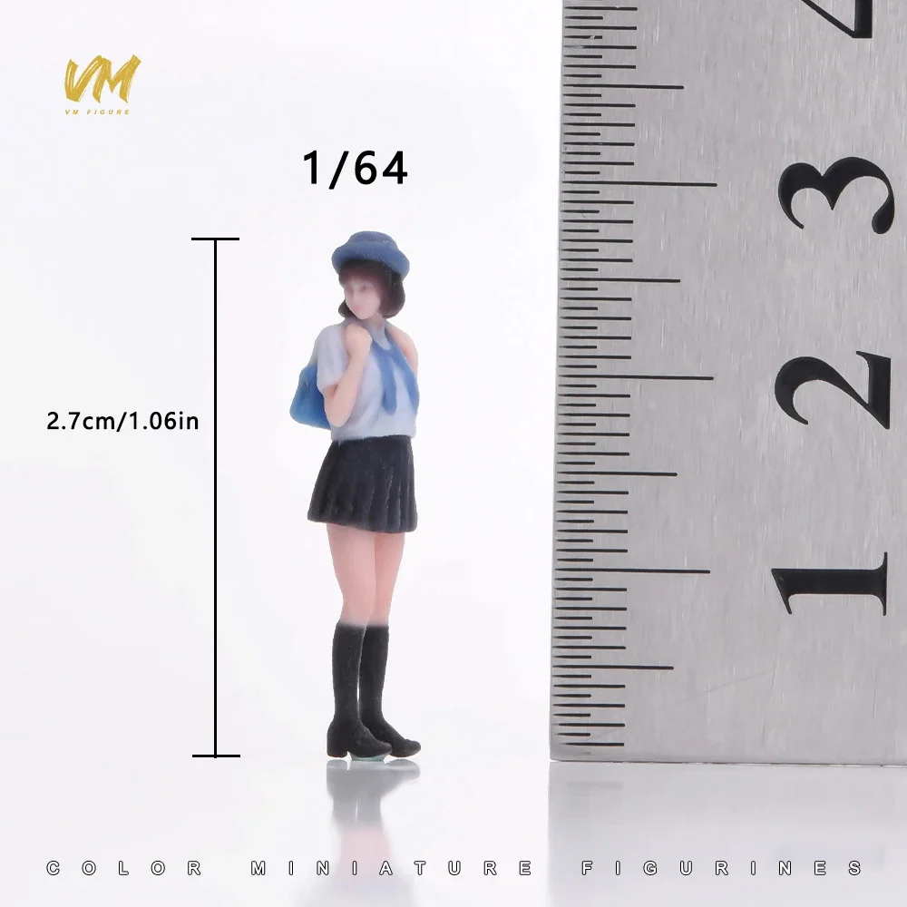 Miniaturfigur im Maßstab 1/64 Coole Business-Kleidung für junge Männer und Frauen 3D-Druck Mini-Puppe für Automodell-Dekoration und Ausstellung – Detail 28