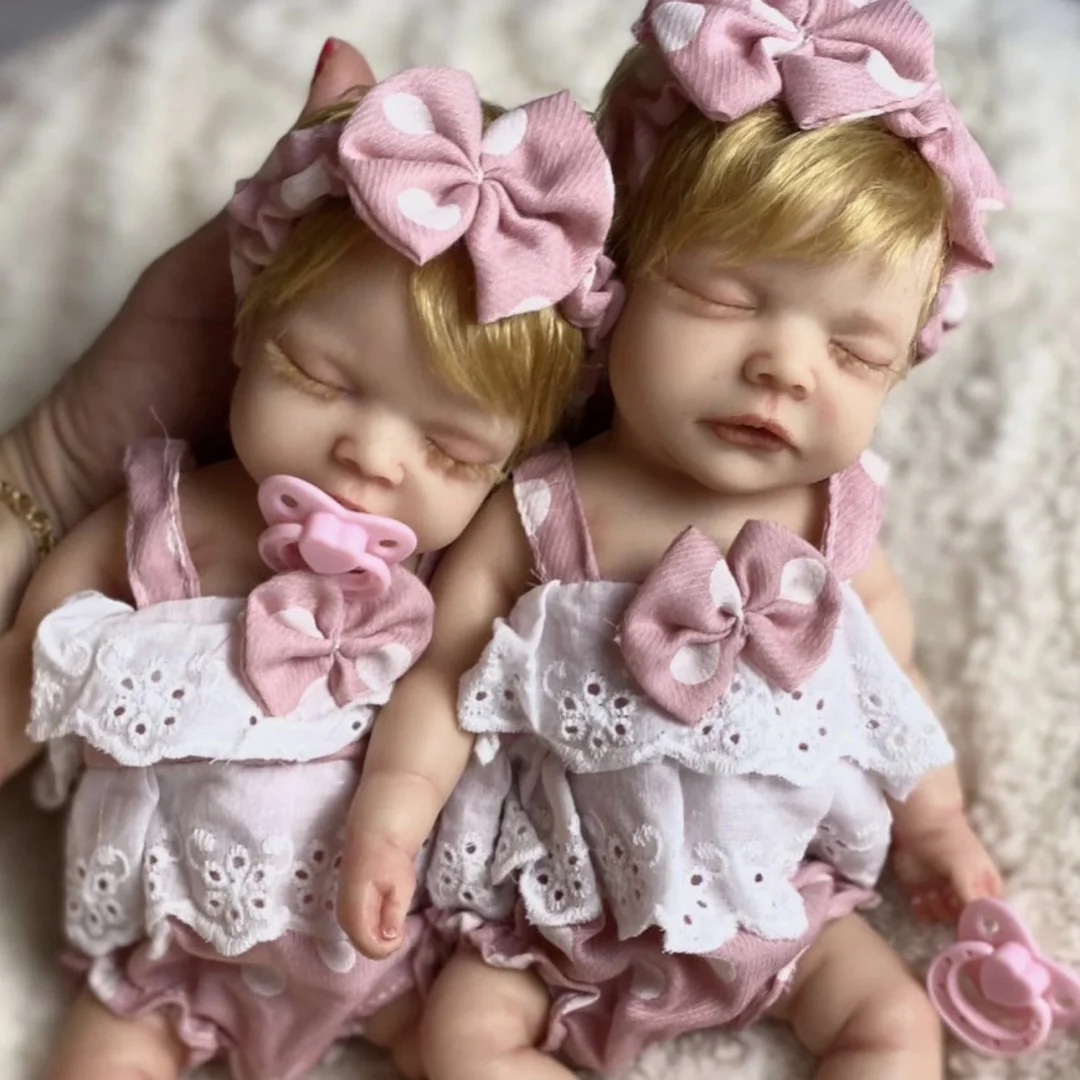 26cm Can Washable Silicone Bebe Reborn Girls With Rooted Hair 3D Painted Skin Reborn Doll LIifelike reales para niñas