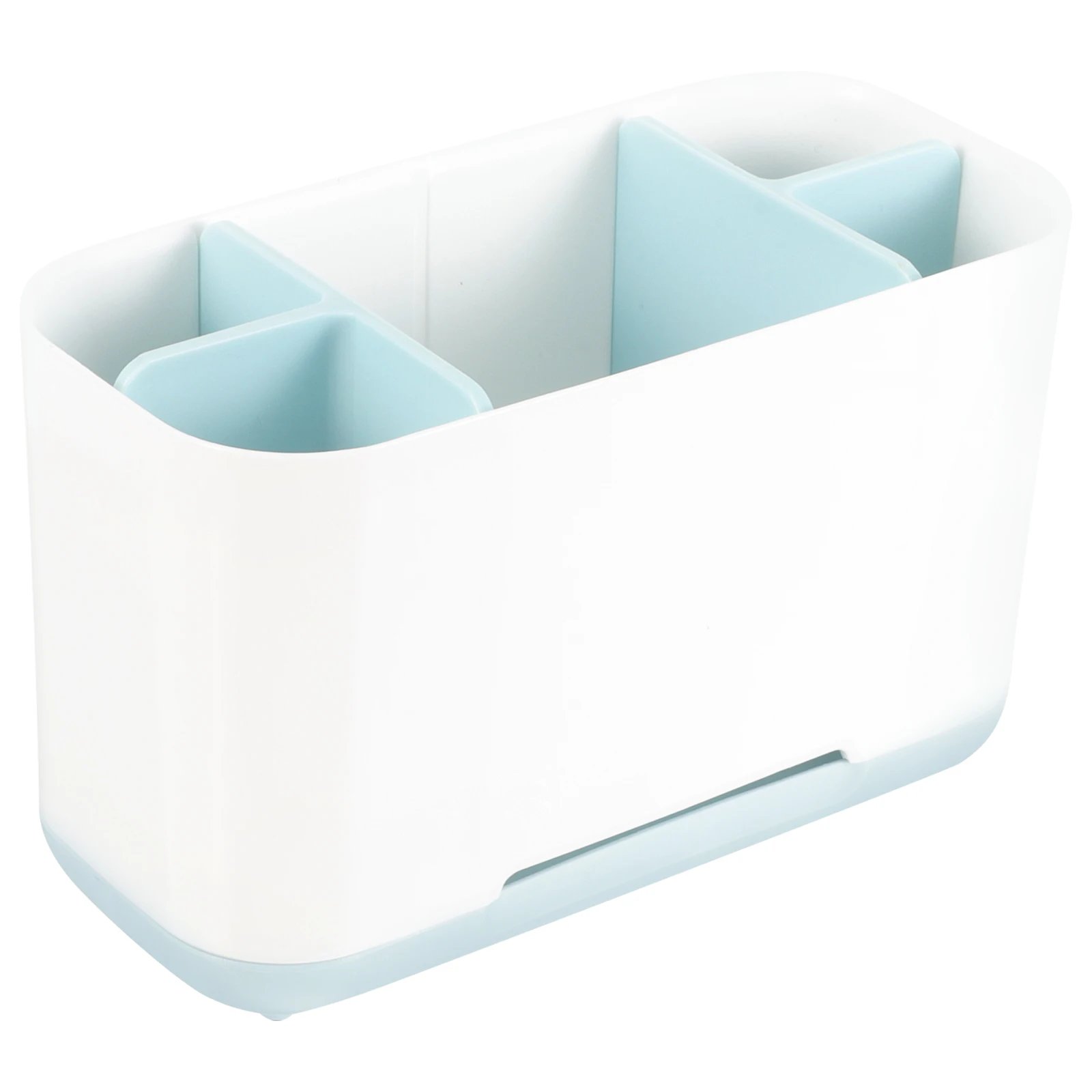

Premium Toiletry Organizer Bathroom Countertop Toothbrush Holder Storage Rack Drain Tray Large Capacity Compact Design Electric