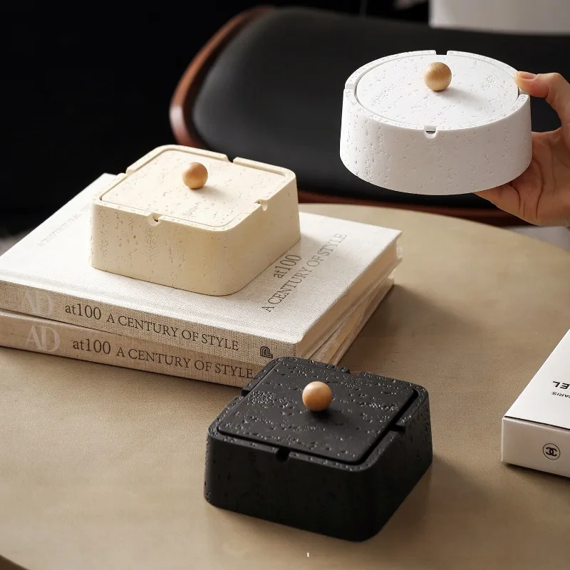 

Дизайнерские антидымные пепельницы, портативная пепельница для сигарет, современный бар, уникальная пепельница для сигарет, внутренняя пепельница для курения с крышкой