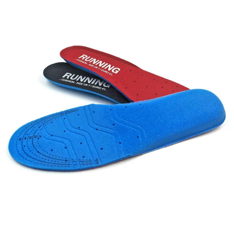 Shock Absorbing Insoles For Shoes Sole Mesh Deodorant Breathable Cushion Running Insoles For Feet Man Women Orthopedic Insoles