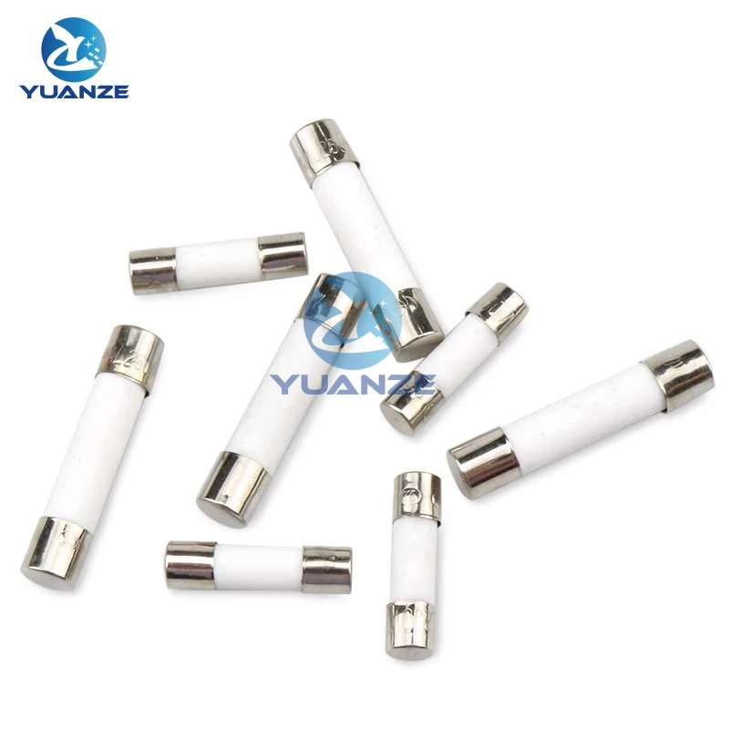 10pcs 5*20mm 6*30mm Fast Blow Tube Fuses  250V 0.1 0.2 0.3 0.5 1 2 3 4 5 6 8 10 15 20 25 AMP Fuse Ceramic fuse