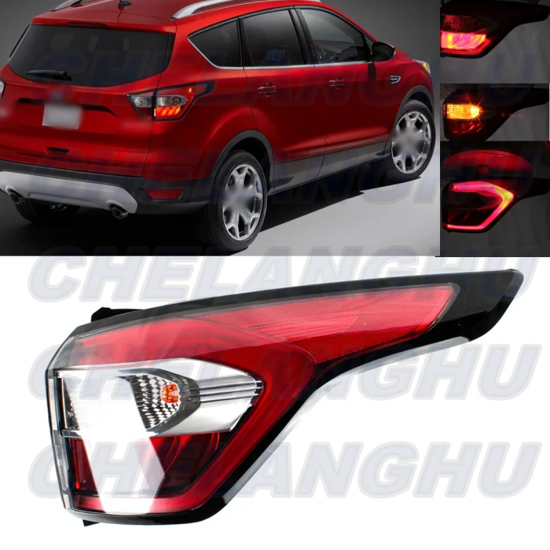 

For Ford Escape Kuga 2017 2018 2019 Right Outer Side Tail Light Rear Brake Lamp With Bulbs car assecories GJ5Z13404C