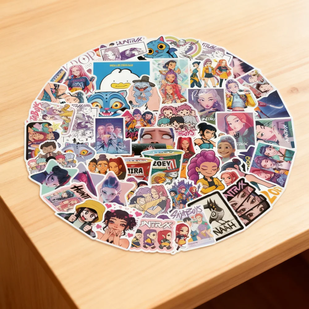 당신이 선택할 수 있는 다양한 스타일 60개의 Kpop 악마 퇴치자 스티커 DIY 스티커 스크랩북 방수 스티커 어린이 선물