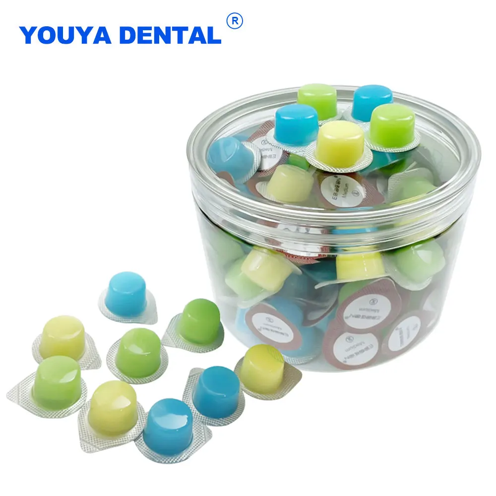 

Dental Polishing Paste Jelly Fruity Teeth Whitening Oral Care Hygiene Stain Remover Dentistry Polish Grit Lab Materials 100 Pcs