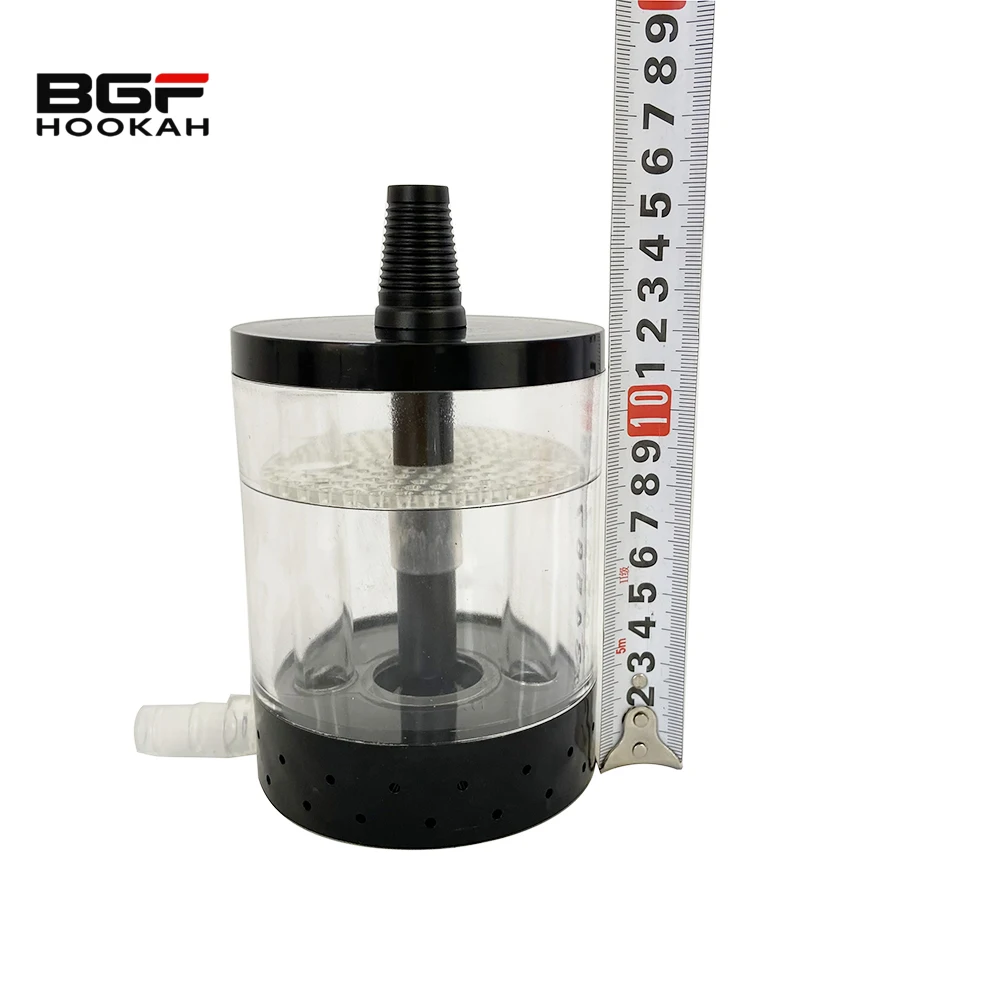 Voice Activated LED Acrylic Hookah Set Portable Small Hookah Accessories for Outdoor Travel